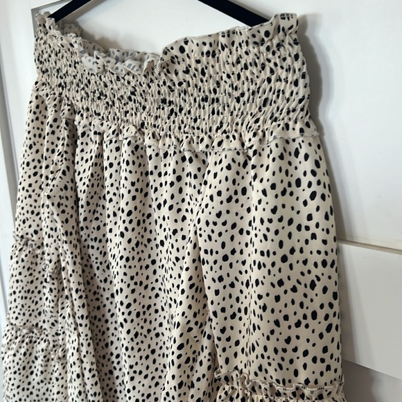 Animal print off shoulder blouse - Picture 4 of 4